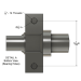 RACE Roof Cutter Replacement Blade Shaft Assembly - RACE-RC-15