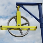 Tie Down 13801 12 in. Hoisting Wheel With Hook tie down engineering, 13801, 12 inch, hoisting wheel, hook, roof