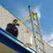 Tie Down 13804 - 12 in. Long Arm Hoisting Wheel - Attaches to Extension Ladders