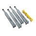 Tie Down 65002 Folding Warning Line System - 100 ft. of High-Visibility Warning Line w/ Pennants and 4 Support Legs