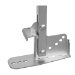 Tie Down 65014 Steep Slope Guardrail - Durable Glvanized Roofing Rail, Adjustable 4/12 to 16/12 Pitch