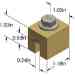 S-5! S-5-B Brass Mini Attachment Clamps for Copper Roofs