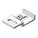 S-5! S-5-S Mini Metal Roof Attachment Clamps for Snap Seam Profiles