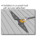 SafeWaze Temporary 360° Roof Anchor - SAFEWAZE-019-4010
