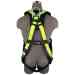 Safewaze PRO Full Body Harness: 1D, QC Chest, TB Legs, L/XL - SW-FS185-QC-L/XL
