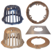 Jay R. Smith Mfg. Co. – 1330 Domes + Accessories, Cast Iron Drain Components