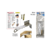 Super Anchor Safety 1004A - Vertical Wall Anchor & Fastener Kit - SAS-1004A