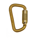 Super Anchor Safety 5001Z - Steel Twist Lock Carabiner SUPER ANCHOR SAFETY, 5001Z, STEEL TWIST LOCK CARABINER
