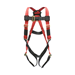 Super Anchor Safety 6001-R - Fall Arrester Full Body Harness, Red Webbing w/ Rear D-Ring - 6001-R