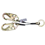 Super Anchor Safety 6515-SH - 2-D Lanyard Double Locking Steel Snaphooks SUPER ANCHOR SAFETY, 6515-SH, 2-D LANYARD, DOUBLE LOCKING, STEEL SNAPHOOKS