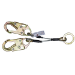 Super Anchor Safety 6515-SH - 2-D Lanyard Double Locking Steel Snaphooks - SAS-6515-SH