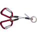 Super Anchor Safety 6515-CA - 2-D Lanyard w/ Aluminum Twist Lock Carabiners - SAS-6515-CA