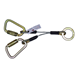 Super Anchor Safety 6515-CS - 2-D Lanyard w/ Steel Twist Lock Carabiners - SAS-6515-CS