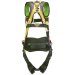 Super Anchor Safety - TB3-6072 - 3 D-Ring Fall Arrester Harness, Tongue Buckle - 