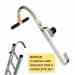 Tie Down 65005 TranzSporter Ladder Hook - Zinc-Plated Steel w/ Rubber T-Bar for Roof Protection