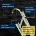 Tie Down 65005 TranzSporter Ladder Hook - Zinc-Plated Steel w/ Rubber T-Bar for Roof Protection