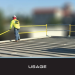  Tie Down 70755 ZipRail Gravel Stop Kit - All-in-One Fall Protection System, 420 ft.