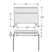 Tie Down 70832 21.5 in. x 26 in. Residential Roofing Aluminum Ladder Dock