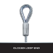 Tie Down 90010 Replacement Cable - 100 ft Stainless Steel for TranzSporter Hoists