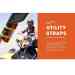 Titan Straps 25" Utility Strap - Orange, Light Duty - 357-TS-0925-FO