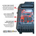 Tomahawk Power - TG4500iEFI, 4500 Watt Inverter Generator Electronic - TOM-TG4500IEFI