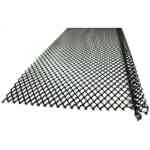 US Aluminum - Ultra Flo - Small Hole - 4 ft Gutter Protection - Black Finish Ultra Flo, Ultra flow, Small hole, small, gutter protection, gutter cover, gutter guard, clog prevention, gutter vent, 4 foot, 4, four foot, four, USA-5UF, USA-6UF, USA-7UF