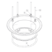WADE - WP3000 DF2 Extension Ring, 299585 - 317-299585