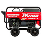 Winco Power Systems HPS12000HE - Tri-Fuel Generator w/ Wheel Kit, 12000W Winco power systems, HPS12000He, Tri-fuel, generator, wheel kit, with, 12000W