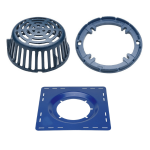 Zurn Z121 Dome + Accessories ZUR-Z121-CD, ZUR-Z121-CC, ZUR-Z121-DP, Zurn Drains, drains, z121, Z121, Accessories, Dome, C.I.