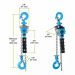 Tractel – 19959 Bravo™ Lever Chain Hoist 1/4 Ton, 5 ft Lift - TRA-19959