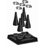 Portals Plus 29430, 5-Hole Pipe Portal Flashing System, 5 Cap Cover 29430, Portals Plus, pipe portal flashing, 5-hole cover, C-555 black caps, EPDM rubber caps, stainless steel clamps