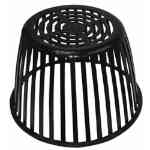 12 in. Plastic Strainer C1-3131, Marathon 12-inch plastic strainer, twist-lock dome, roof drain plastic cover, 12? roof strainer, black strainer