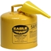 Eagle Type I Safety Can 5 Gal Yellow with F-15 Funnel - UI-50-FS-Y - 330-1020Y