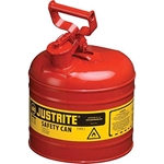 Justrite, #7120100 Type I Red Gas Can - 2 Gal.  
