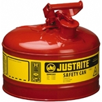Justrite, #7125100 Type I Red Gas Can - 2.5 Gal.  