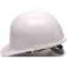 Pyramex HP16010 Cap Style, 6 Pt. Snap Lock Suspension - White