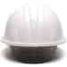 Pyramex HP16010 Cap Style, 6 Pt. Snap Lock Suspension - White
