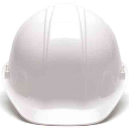 Pyramex HP16010 Cap Style, 6 Pt. Snap Lock Suspension - White