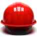 Pyramex HP16020 Cap Style, 6 Pt. Snap Lock Suspension - Red