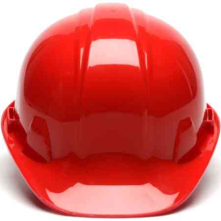  Pyramex HP16020 Cap Style, 6 Pt. Snap Lock Suspension - Red