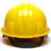  Pyramex HP16030 Cap Style, 6 Pt. Snap Lock Suspension - Yellow