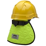 Pyramex CNS130 Cooling Hard Hat Pad & Neck Shade - Lime Summer Items, heat, summer