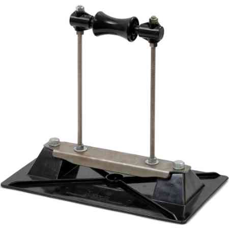 MIRO 4-RAH-14 Roller Pipe Support - Supports Pipes up to 4" Inside Diameter & 4.5" Outside Diameter, Adjustable 4.5" to 14" Height