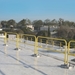 BlueWater Manufacturing SafetyRail 2000 - Roof Fall Protection Guardrail - PC Yellow - 