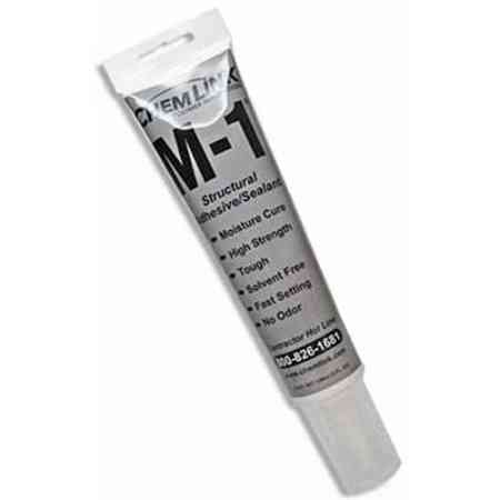 ChemLink F1277-W - M-1 Structural Adhesive Sealant, 5 oz Squeeze Tube, White - Case of 36 Tubes