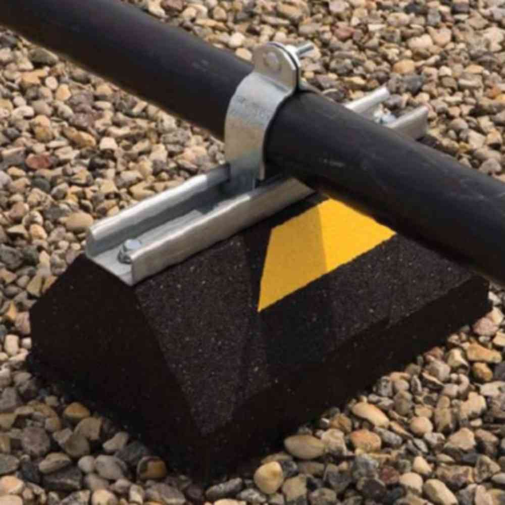 Pp10 C-Port C10 - Rubber Pipe Support w/ Galvanized Steel Channel, 13/16
