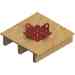 Guardian Fall Protection 00691 4-Way Plate Anchor