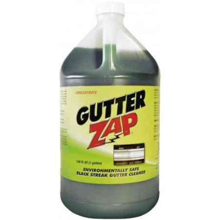  Gutter Zap Industrial Strength Concentrate - 1 Gallon Black Streak Remover