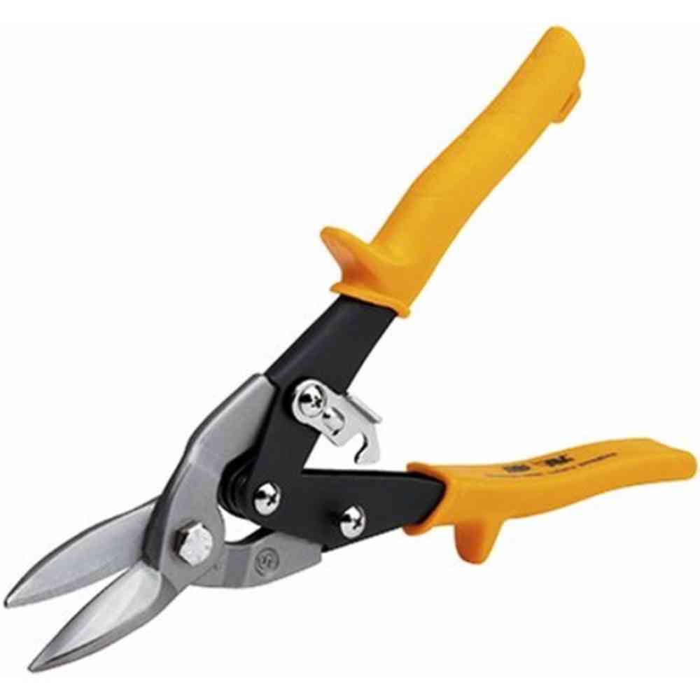 ToolTech Firm-Grip Cisaille à tôle aviation, coupe à gauche, 10 po, Cr ToolTech Firm-Grip Cisaille à tôle aviation, coupe à gauche, 10 po, Cr