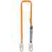 Malta Dynamics – C5000 Lanyard, 6' Single Leg, External Shock Pack, Steel Snap Hooks - MD-C5000